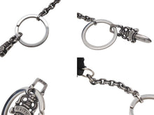 画像をギャラリービューアに読み込む, 極美品 CHROME HEARTS 約クロムハーツ FUZZY DICE ファジーダイス クロスボタンダイスキーリング 重量84.3g ペーパーチェーン ダガー 中古 4b000715 