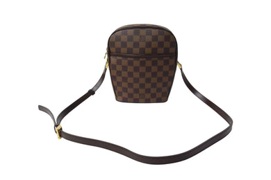 LOUIS VUITTON ルイヴィトン ショルダーバッグ ダミエエベヌ イパネマPM N51292 PVC ブラウン 中古 4b000723