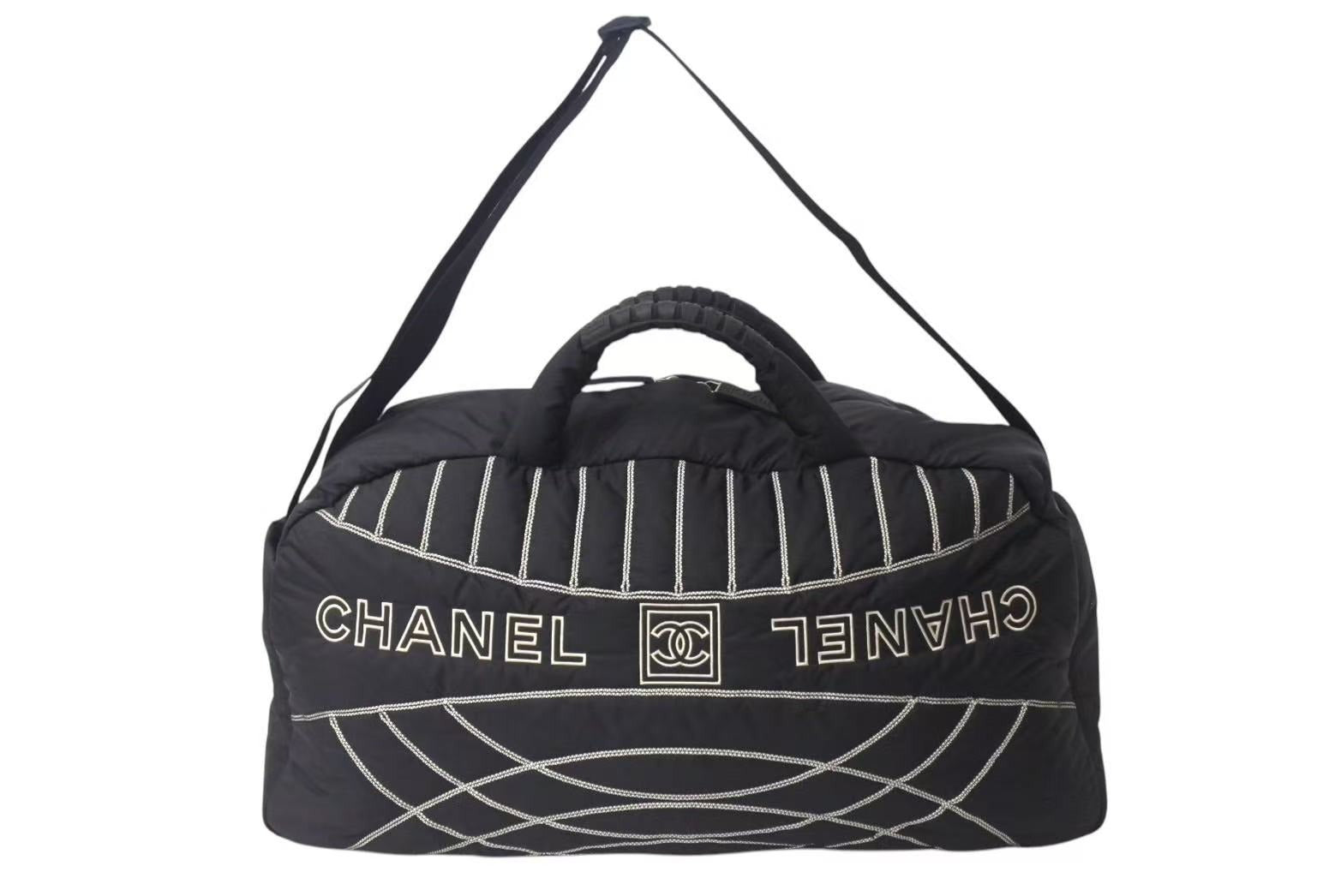極美品 CHANEL シャネル スポーツライン 2WAYボストンバッグ