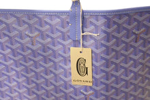 画像をギャラリービューアに読み込む, 新品未使用 GOYARD ゴヤール2025SS リミテッドエディション サンルイPM トートバッグ スペシャルカラー アイリス PVC レザー 中古 4b000729