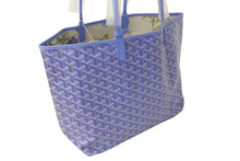 画像をギャラリービューアに読み込む, 新品未使用 GOYARD ゴヤール2025SS リミテッドエディション サンルイPM トートバッグ スペシャルカラー アイリス PVC レザー 中古 4b000729