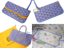 画像をギャラリービューアに読み込む, 新品未使用 GOYARD ゴヤール2025SS リミテッドエディション サンルイPM トートバッグ スペシャルカラー アイリス PVC レザー 中古 4b000729