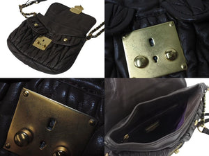 MIUMIU ミュウミュウ マテラッセ 2WAY ショルダーバッグ ハンドバッグ キルティング ブラウン レザー ゴールド金具 美品 中古 4b000737