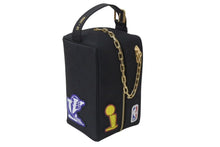 Load image into Gallery viewer, 新品同様 LOUIS VUITTON ルイヴィトン LV×NBA クロークドップキット クラッチバッグ M58515 カーフレザー ブラック 中古 4b000742