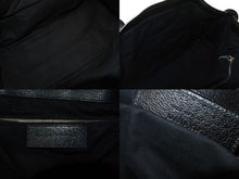 Load image into Gallery viewer, BALENCIAGA バレンシアガ ザ ワーク ハンドバッグ 132110 キャンバス レザー ブラック シルバー金具 美品 中古 4b000743