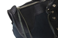 Load image into Gallery viewer, BALENCIAGA バレンシアガ ザ ワーク ハンドバッグ 132110 キャンバス レザー ブラック シルバー金具 美品 中古 4b000743