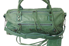 Load image into Gallery viewer, BALENCIAGA バレンシアガ The Twiggy ザ ツィギー ハンドバッグ 128523 2WAY ラムスキン グリーン 美品 中古 4b000745