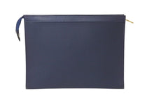 Load image into Gallery viewer, LOUIS VUITTON ルイヴィトン ポシェットヴォワヤージュ MM クラッチバッグ M45961 NIGO モノグラム ドリップデニム 美品 中古 4b000748