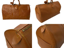 Load image into Gallery viewer, LOUIS VUITTON ルイヴィトン ボストンバッグ キーポル50 M42963 ブラウン エピレザー ゴールド金具 美品 中古 4b000750