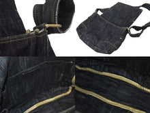 Load image into Gallery viewer, CHANEL シャネル ショルダーバッグ スパークリングデニム ココマーク ネイビー A31987 ゴールド金具 美品 中古 4b000754