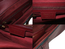 Load image into Gallery viewer, 新品同様 Christian Dior クリスチャンディオール サドルバッグ ワンショルダーバッグ 09-MA-1108 レザー ボルドー 中古 4b000760