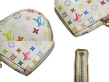Load image into Gallery viewer, LOUIS VUITTON ルイヴィトン 村上隆 コインケース M60040 ポルトモネ クール ハート モノグラムマルチ ホワイト 美品 中古 4b000762