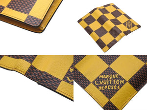 LOUIS VUITTON ルイヴィトン ポルトフォイユ ブラザNM 長財布 N40541 ダミエポップ ファレルウィリアムス イエロー 良品 中古 4b000764