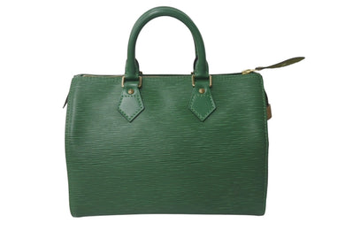 LOUIS VUITTON ルイヴィトン エピ スピーディ25 ハンドバッグ M43014 ボルネオグリーン レザー 美品 中古 4b000767