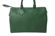 Load image into Gallery viewer, LOUIS VUITTON ルイヴィトン エピ スピーディ25 ハンドバッグ M43014 ボルネオグリーン レザー 美品 中古 4b000767