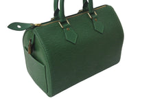 Load image into Gallery viewer, LOUIS VUITTON ルイヴィトン エピ スピーディ25 ハンドバッグ M43014 ボルネオグリーン レザー 美品 中古 4b000767