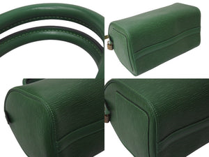 LOUIS VUITTON ルイヴィトン エピ スピーディ25 ハンドバッグ M43014 ボルネオグリーン レザー 美品 中古 4b000767