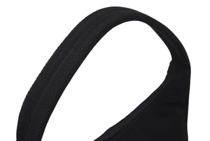 PRADA プラダ ホーボ ハンドバッグ ワンショルダーバッグ 三角ロゴプレート ブラック ナイロン 美品 中古 4b000773
