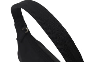 PRADA プラダ ホーボ ハンドバッグ ワンショルダーバッグ 三角ロゴプレート ブラック ナイロン 美品 中古 4b000773