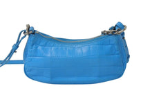 Load image into Gallery viewer, BALENCIAGA バレンシアガ Le Cagole Mini ミニ ショルダーバッグ ラインストーン ブルー カーフスキン 美品 中古 4b000775