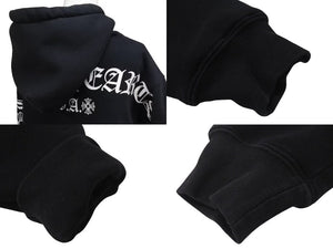 CHROME HEARTS クロムハーツ ダガージップパーカー サイズS アーチロゴ CHプラス ダブルフェイス ブラック 美品 中古 4b000784