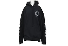 Load image into Gallery viewer, 新品同様 CHROME HEARTS クロムハーツ マッティボーイ リップチョンパー パーカー フーディ ブラック ホワイト サイズXL 中古 4b000787