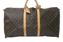 Load image into Gallery viewer, 極美品 LOUIS VUITTON ルイヴィトン キーポル60 ボストンバッグ M41422 モノグラム PVC レザー ブラウン 中古 4b000794