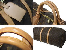 Load image into Gallery viewer, 極美品 LOUIS VUITTON ルイヴィトン キーポル60 ボストンバッグ M41422 モノグラム PVC レザー ブラウン 中古 4b000794