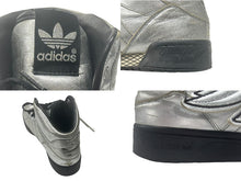 画像をギャラリービューアに読み込む, ADIDAS x Jeremy Scott アディダス ジェレミースコット JS WINGS ウィングス ハイカットスニーカー シルバー サイズ29.5cm 良品 中古 4b000803 
