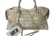 Load image into Gallery viewer, BALENCIAGA バレンシアガ パート タイム ハンドバッグ ショルダーバッグ 168028 クリーム レザー 良品 中古 4b000806