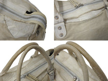 Load image into Gallery viewer, BALENCIAGA バレンシアガ パート タイム ハンドバッグ ショルダーバッグ 168028 クリーム レザー 良品 中古 4b000806