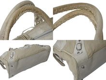 Load image into Gallery viewer, BALENCIAGA バレンシアガ パート タイム ハンドバッグ ショルダーバッグ 168028 クリーム レザー 良品 中古 4b000806