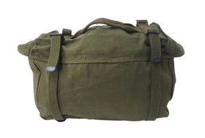 US ARMY ユーエスアーミー ミリタリーカーゴバッグ アメリカ軍 手提げ鞄 キャンバス カーキ ブラック 良品 中古 4b000808 