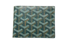 画像をギャラリービューアに読み込む, 新品未使用 GOYARD ゴヤール ヴィクトワール ウォレット 二つ折り財布 VICTO8PMLTY50CL50X PVC レザー グリーン 中古 4b000809