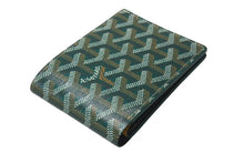 画像をギャラリービューアに読み込む, 新品未使用 GOYARD ゴヤール ヴィクトワール ウォレット 二つ折り財布 VICTO8PMLTY50CL50X PVC レザー グリーン 中古 4b000809