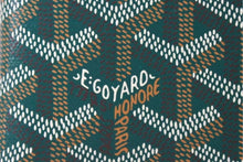 画像をギャラリービューアに読み込む, 新品未使用 GOYARD ゴヤール ヴィクトワール ウォレット 二つ折り財布 VICTO8PMLTY50CL50X PVC レザー グリーン 中古 4b000809