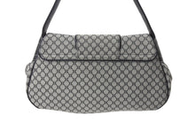 Load image into Gallery viewer, 極美品 CELINE セリーヌ ワンショルダーバッグ CE00/34 マカダム柄 ブラック グレー キャンバス レザー シルバー金具 総柄 中古 4b000821