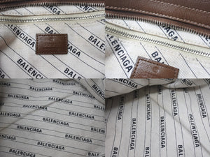 極美品 BALENCIAGA × GUCCI バレンシアガ × グッチ Neo Classic City bag シティ ハンドバッグ ショルダーバッグ 2WAY WS13181 レザー 中古 4b000836