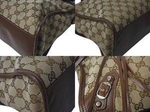 極美品 BALENCIAGA × GUCCI バレンシアガ × グッチ Neo Classic City bag シティ ハンドバッグ ショルダーバッグ 2WAY WS13181 レザー 中古 4b000836