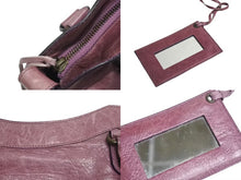 Load image into Gallery viewer, BALENCIAGA バレンシアガ ザ ファースト ハンドバッグ 2WAY ショルダーバッグ ワンショルダー パープル レザー 美品 中古 4b000845