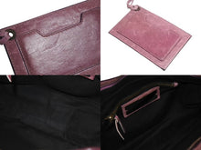 Load image into Gallery viewer, BALENCIAGA バレンシアガ ザ ファースト ハンドバッグ 2WAY ショルダーバッグ ワンショルダー パープル レザー 美品 中古 4b000845