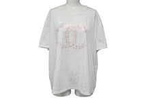 Load image into Gallery viewer, 新品未使用 CHANEL シャネル 半袖Ｔシャツ ラージココマーク 花柄 P70446K10042 ホワイト コットン サイズ50 中古 4b000856