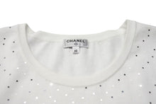 Load image into Gallery viewer, 新品未使用 CHANEL シャネル 半袖Ｔシャツ ラージココマーク 花柄 P70446K10042 ホワイト コットン サイズ50 中古 4b000856
