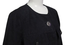 Load image into Gallery viewer, CHANEL シャネル ジャケット ココマーク ロゴ ボタン 06P P28166V18378 ブラック シルク サイズ38 美品 中古 4b000858