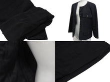 Load image into Gallery viewer, CHANEL シャネル ジャケット ココマーク ロゴ ボタン 06P P28166V18378 ブラック シルク サイズ38 美品 中古 4b000858