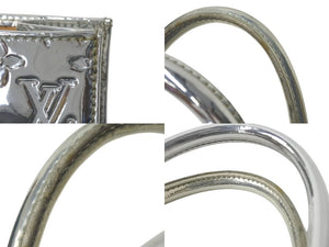 LOUIS VUITTON ルイヴィトン サックプラ ハンドバッグ M40269 モノグラム ミロワール レザー シルバー金具 美品 中古 4b000865