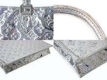 Load image into Gallery viewer, LOUIS VUITTON ルイヴィトン サックプラ ハンドバッグ M40269 モノグラム ミロワール レザー シルバー金具 美品 中古 4b000865