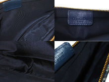 Load image into Gallery viewer, 極美品 Christian Dior クリスチャンディオール トロッター サドルポーチ ワンショルダーバッグ MC0091 ネイビー 中古 4b000867