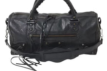 Load image into Gallery viewer, BALENCIAGA バレンシアガ ザ シティ ミディアム 2WAY ショルダーバッグ 128523 レザー ブラック 良品 中古 4b000870