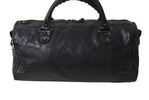 BALENCIAGA バレンシアガ ザ シティ ミディアム 2WAY ショルダーバッグ 128523 レザー ブラック 良品 中古 4b000870